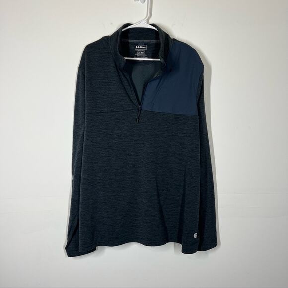 LL Bean Slightly Fitted 1/4 Quarter Zip XXL Men’s - Picture 2 of 9